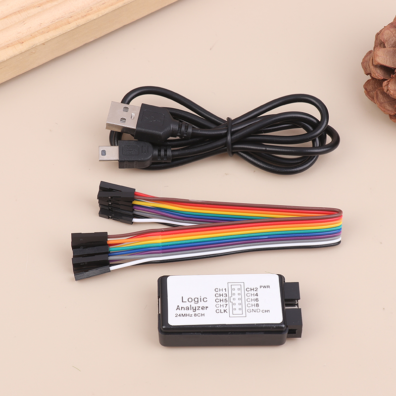 Logic Analyzer Usb - USB Mantık Analizörü 24MHz 8 Kanal