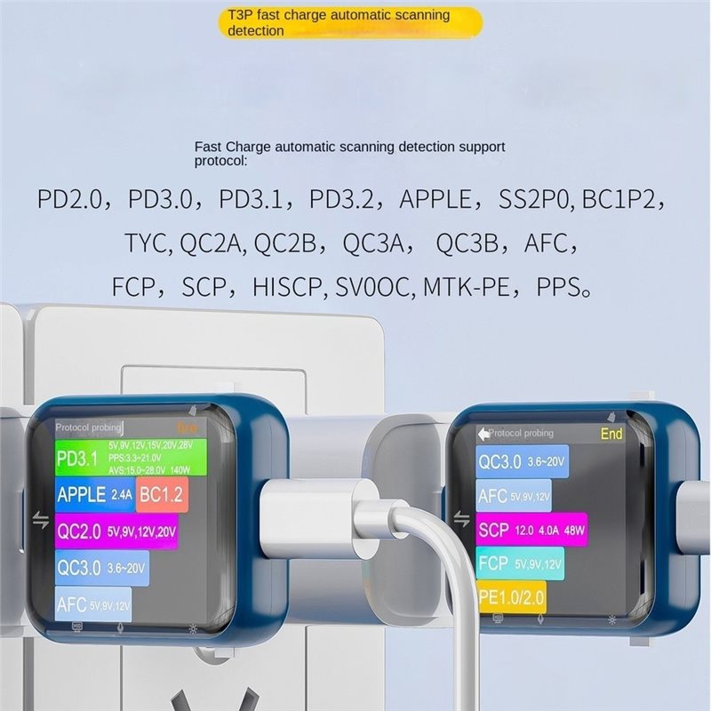 Logic Analyzer Usb - TKOH-T3P Dokunmatik Kontrollü USB Güç Test