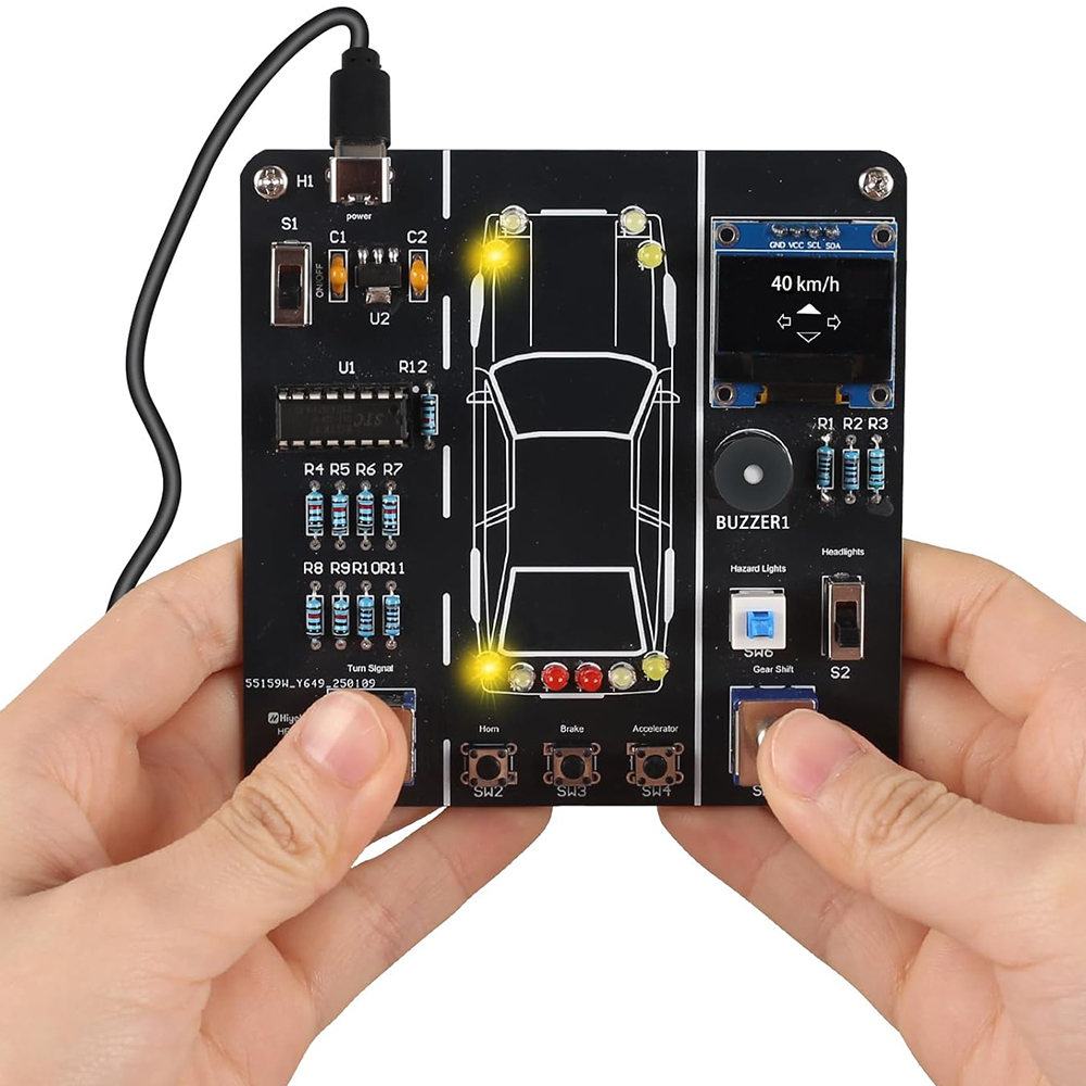 DIY Araba Sürüş Simülasyon Leh - Diy Electronics Learning Kit incelemesi ve fiyatı