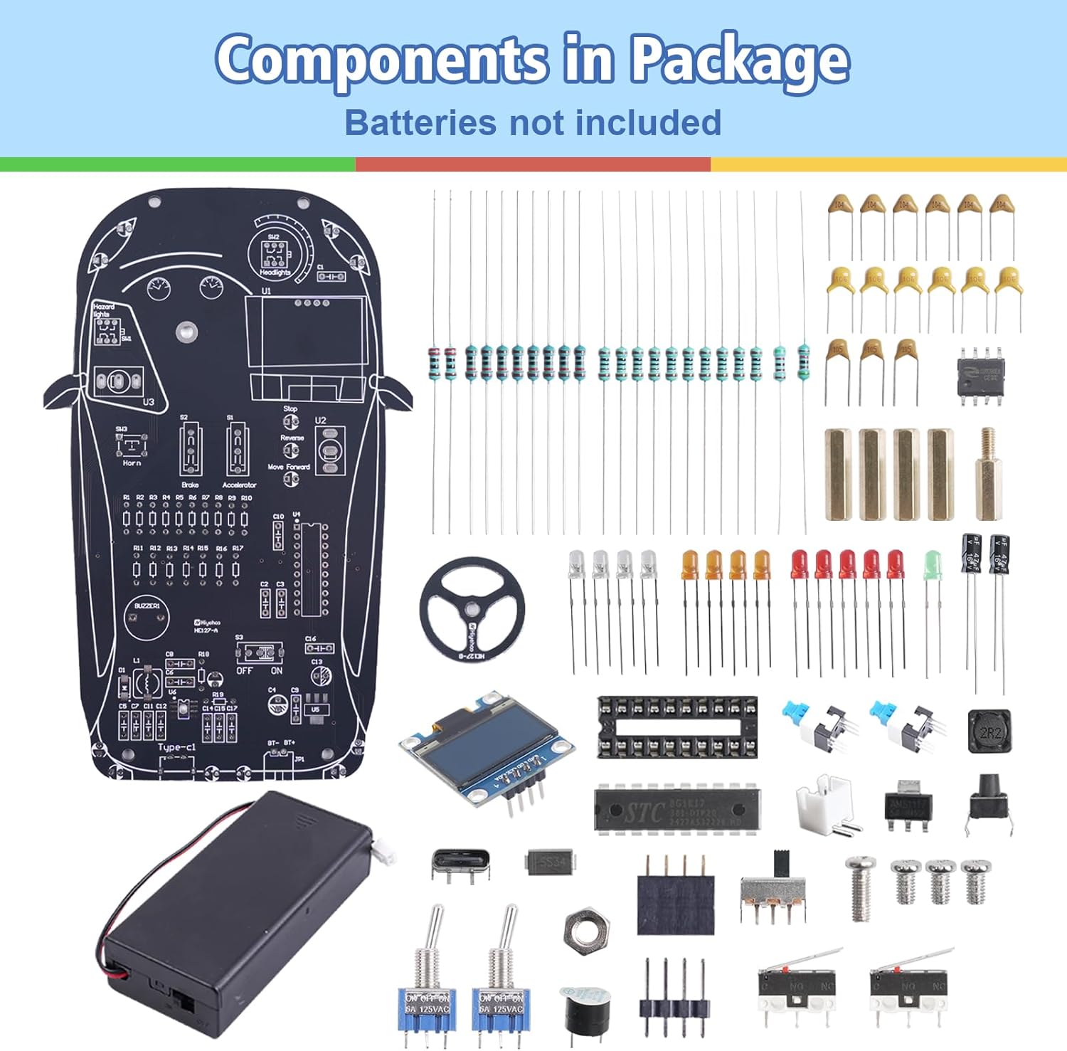 DIY Araba Sürüş Simülatörü Leh - Diy Electronics Learning Kit incelemesi ve fiyatı