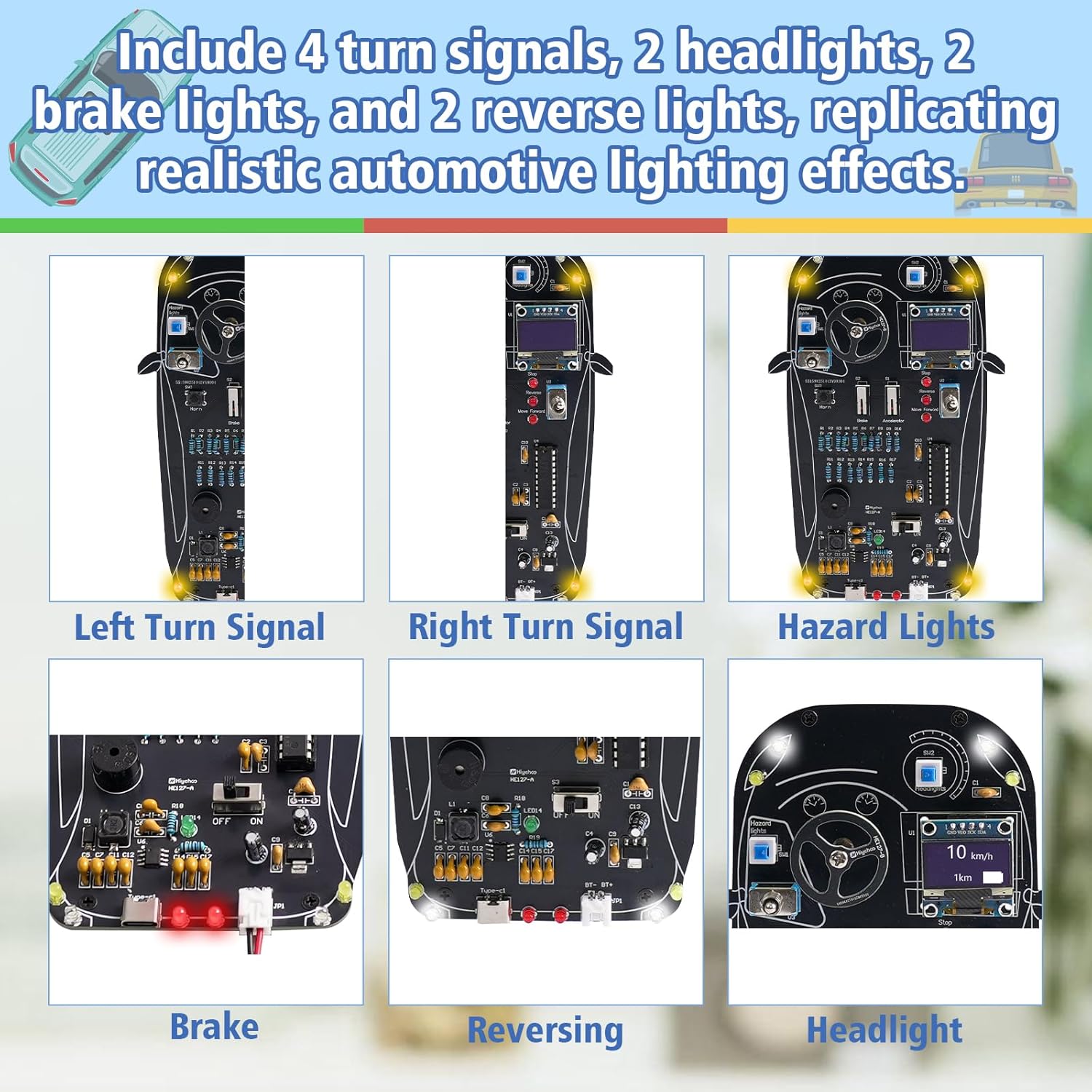 DIY Araba Sürüş Simülatörü Leh - Diy Electronics Learning Kit incelemesi ve fiyatı