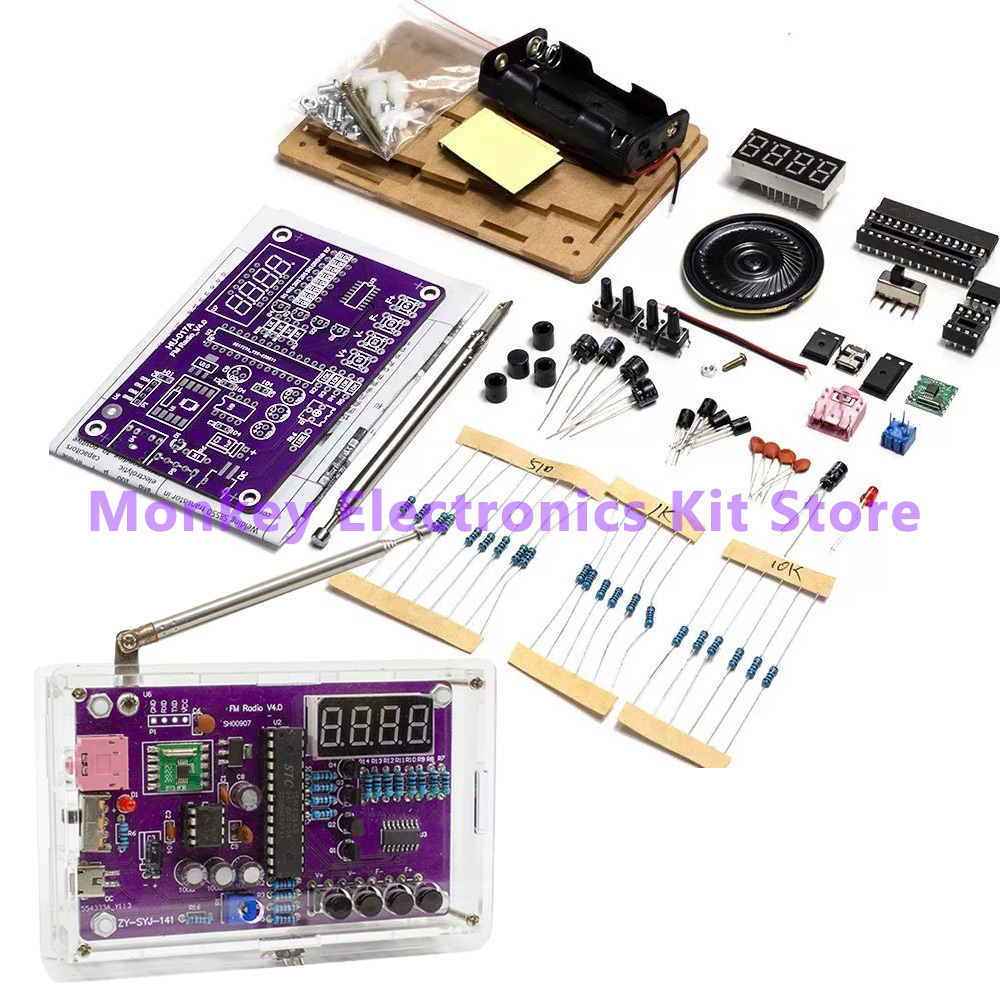 HU-017A Çok Fonksiyonlu Radyo  - Diy Audio Electronics Kit incelemesi ve fiyatı