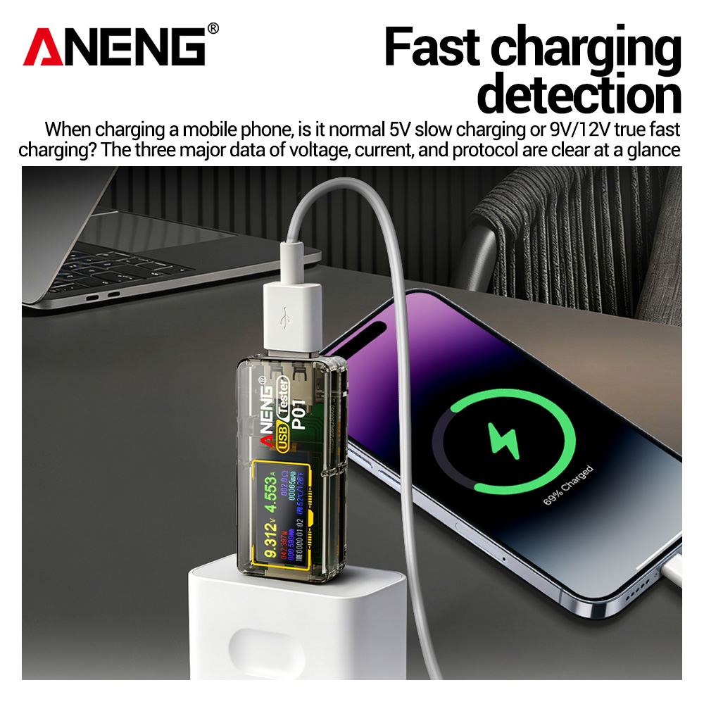 ANENG P01 USB Test Cihazı Volt - Logic Analyzer Usb incelemesi ve fiyatı